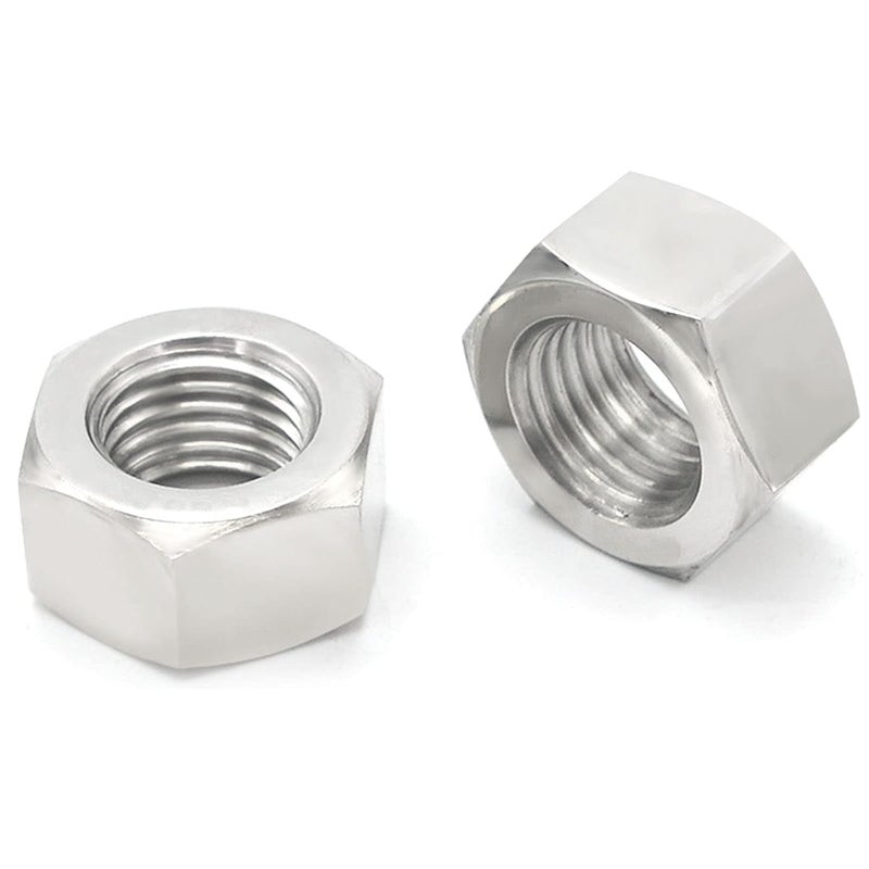 Instockbolts صواميل سداسية، 1/2"-13 من الفولاذ المقاوم للصدأ 304 (18-8) صمولة سداسية، 10 قطع - Image 1